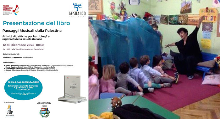 Un laboratorio musicale per bambini, un libro e un’azione benefica